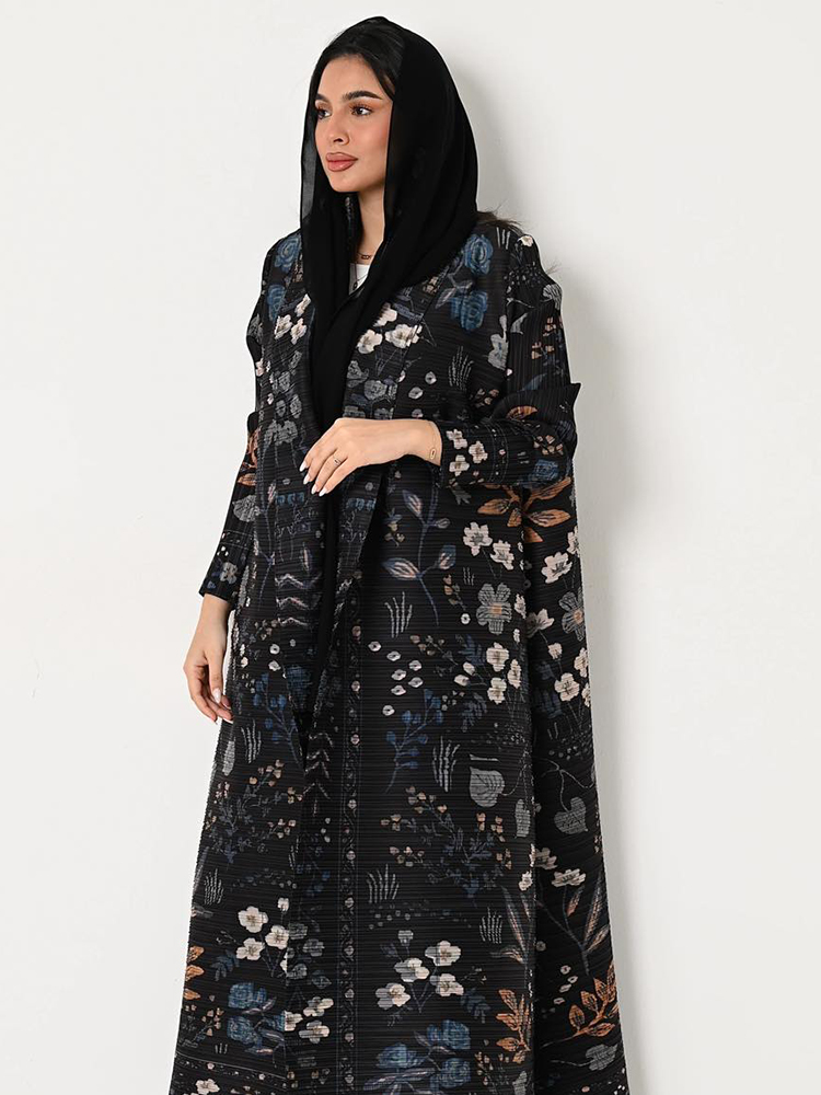 Trench Coat Formal - KAF Dubai Abaya Luxury Evening Coat