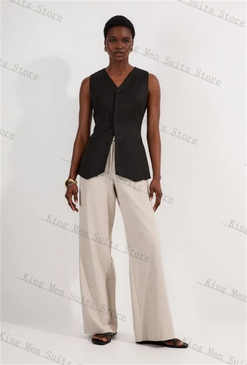 Women Formal Wear Black And White - Black Formal Women Suits Set 2