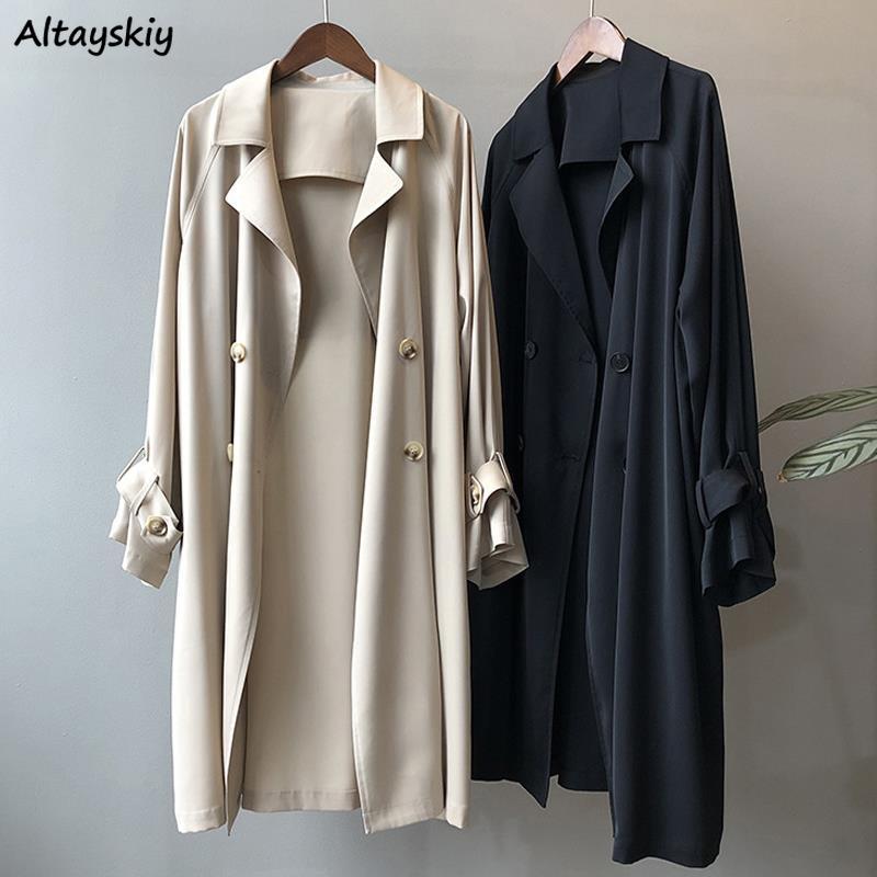 Trench Women Office Lady Baggy - Trench Coat Formal 리뷰 및 가격