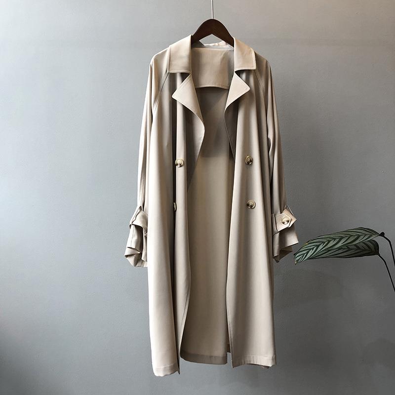 Trench Women Office Lady Baggy - Trench Coat Formal 리뷰 및 가격