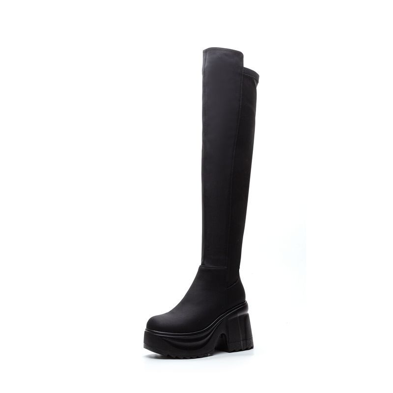 Womens Knee High Thick Sole Wi - Formal Women'S Wear 리뷰 및 가격
