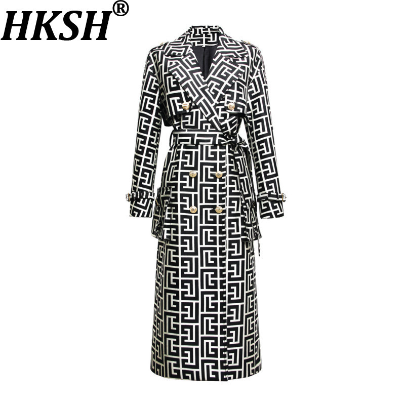 HKSH Spring Autumn New Women L - Trench Coat Formal 리뷰 및 가격