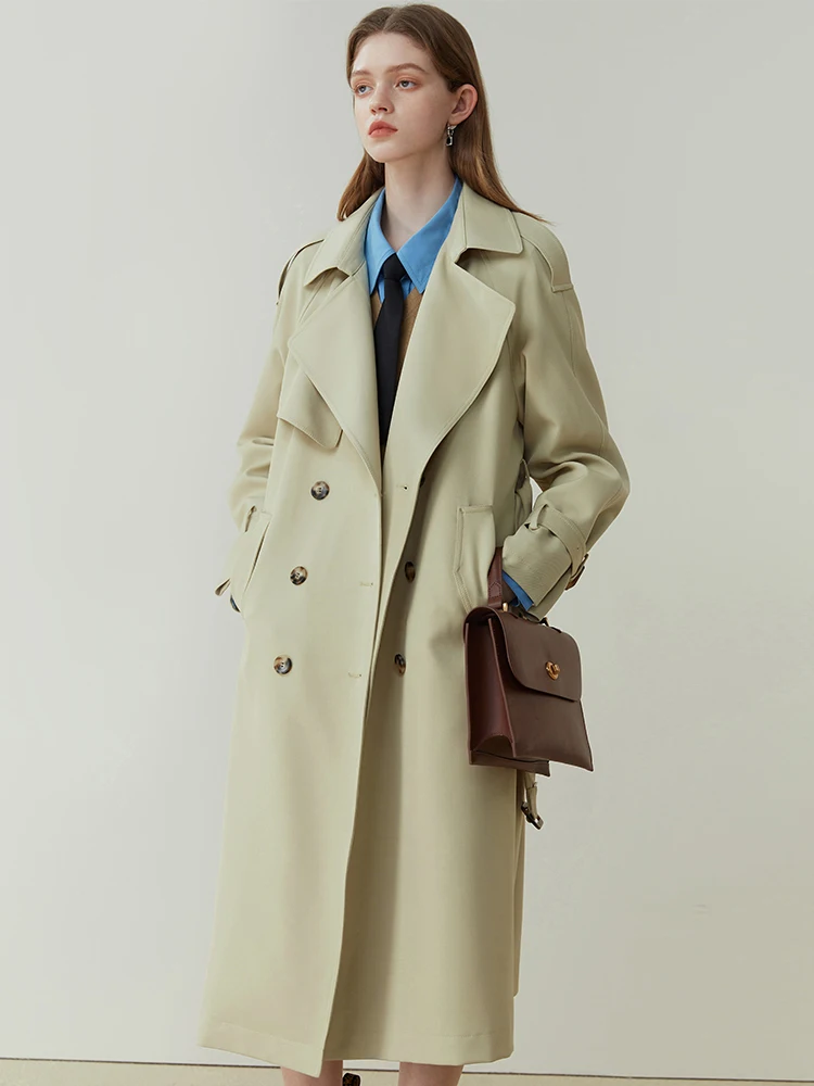 FSLE Classic Fashion Double-br - Trench Coat Formal 리뷰 및 가격