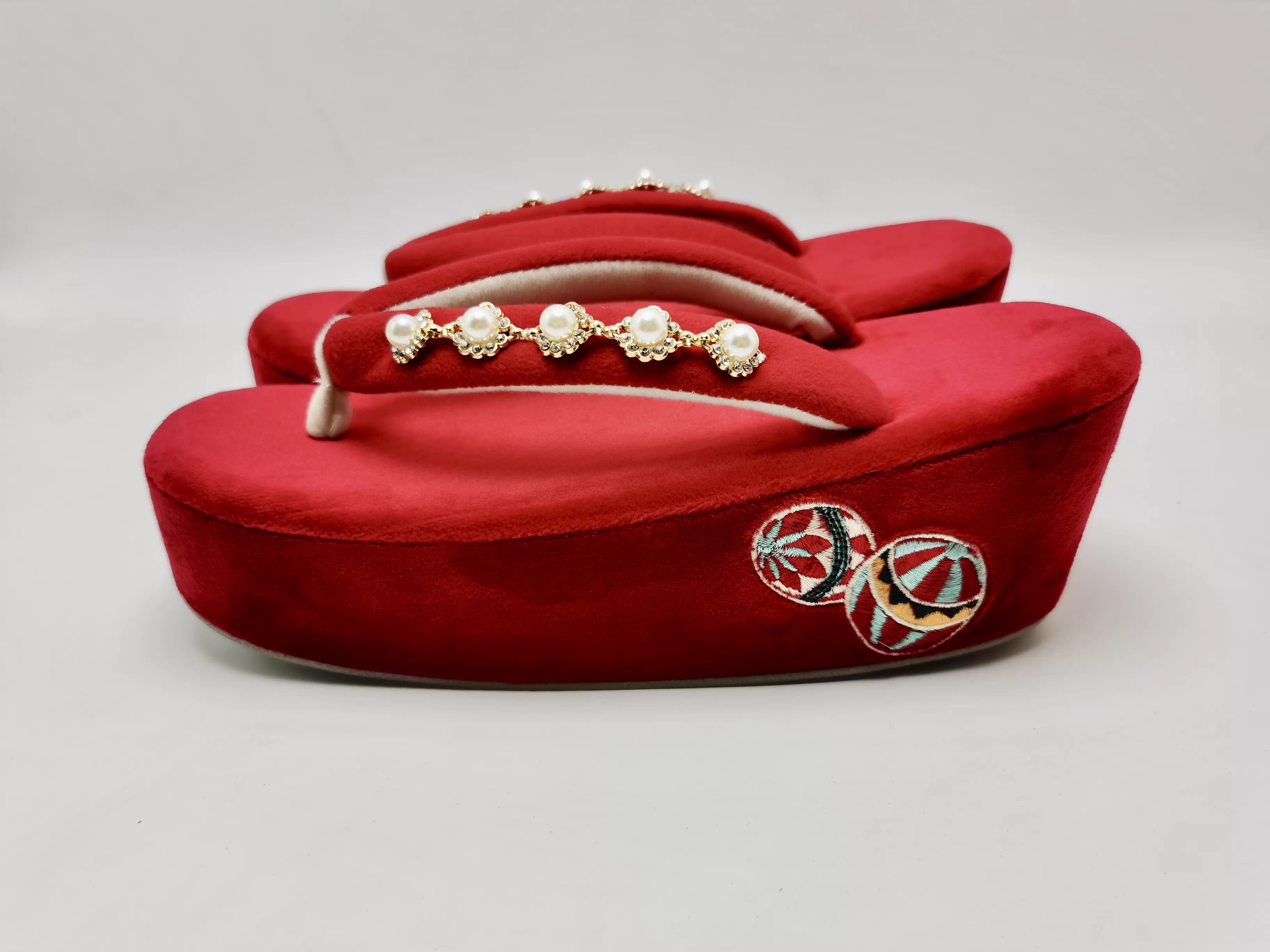 Japanese Cork-Soled Sandals (Z - Japanese Women Formal Wear 리뷰 및 가격