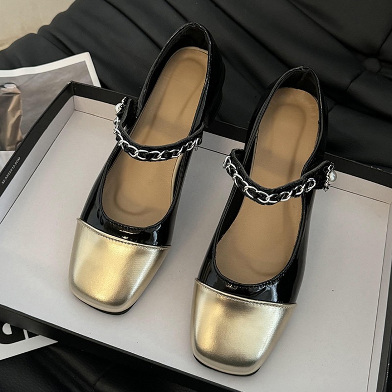 2026 Pearl Clasp Thick-Topped  - Women Formal Wear Black And White 리뷰 및 가격