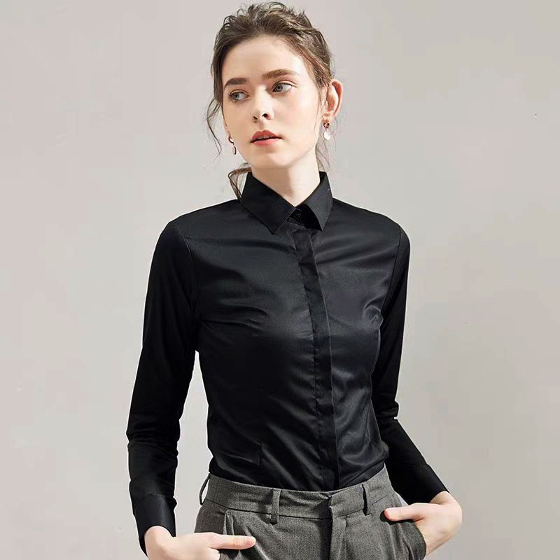 Summer Black Shirt Short-sleev - Women Formal Wear Black And White 리뷰 및 가격