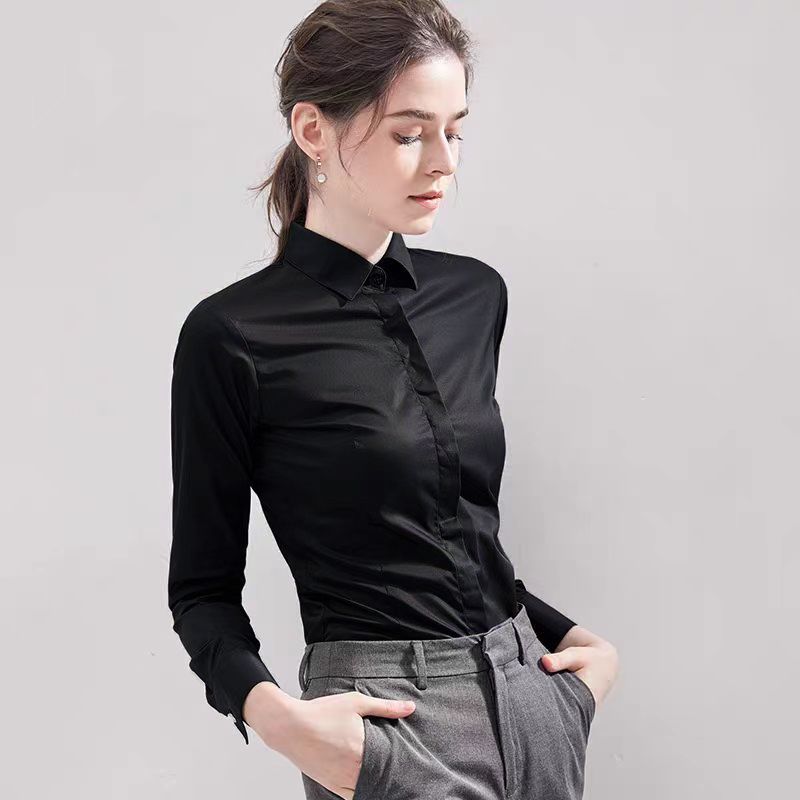 Summer Black Shirt Short-sleev - Women Formal Wear Black And White 리뷰 및 가격