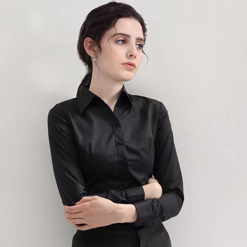 Summer Black Shirt Short-sleev - Women Formal Wear Black And White 리뷰 및 가격