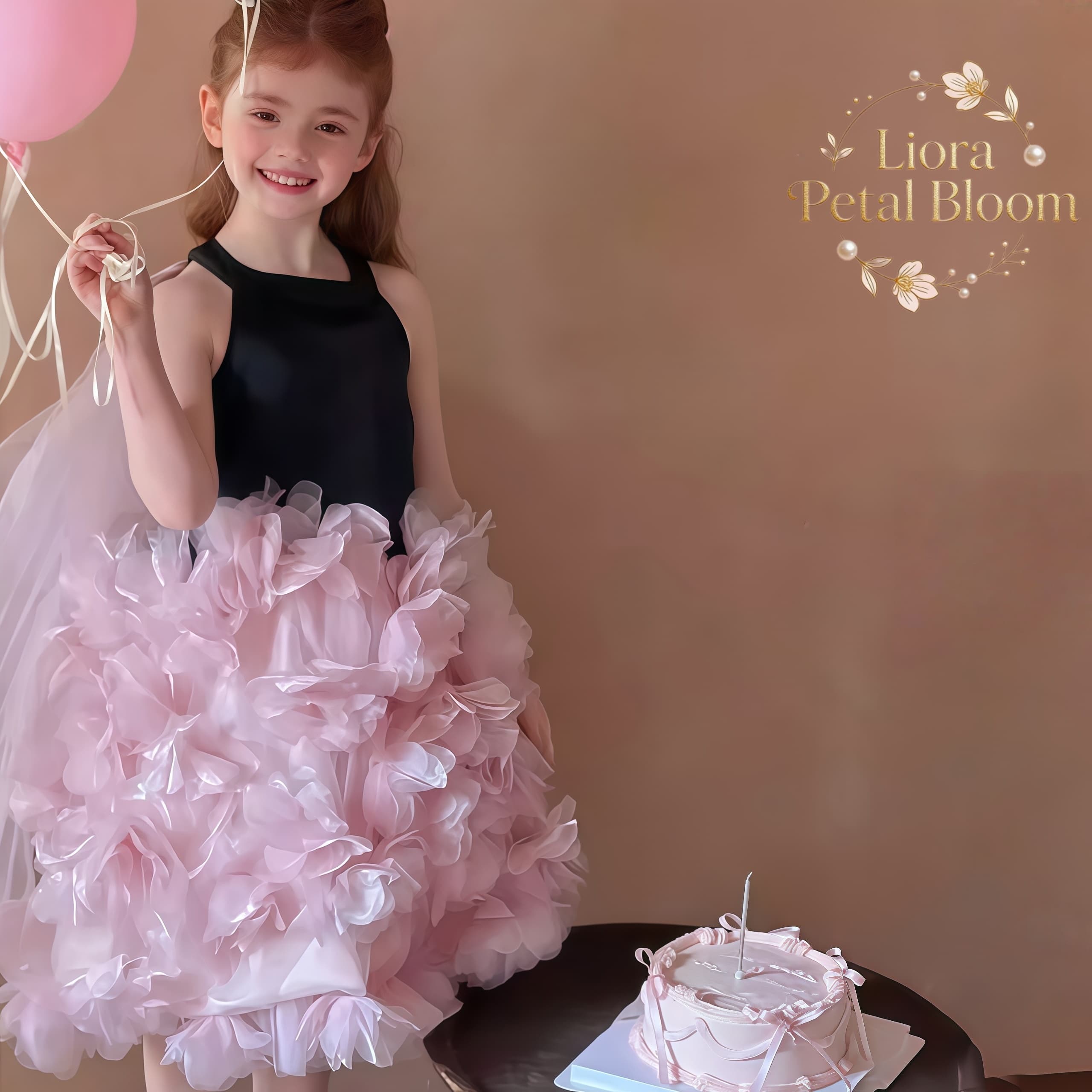 Girls' Black Floral Tulle Dres - Formal Women'S Wear 리뷰 및 가격