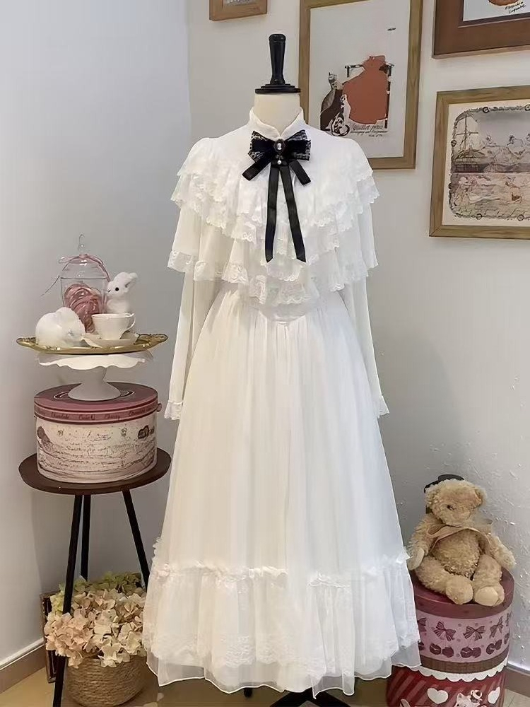 Japanese Short Sleeve Bow Lace - Formal Women'S Wear 리뷰 및 가격