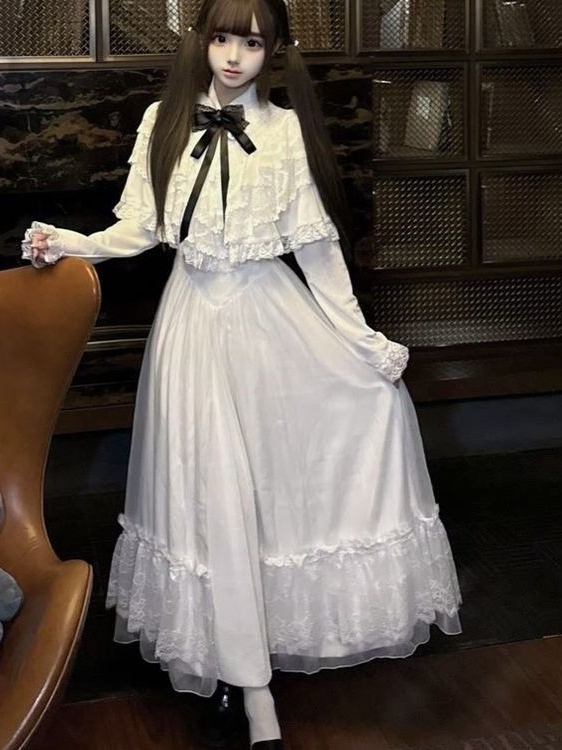 Japanese Short Sleeve Bow Lace - Formal Women'S Wear 리뷰 및 가격