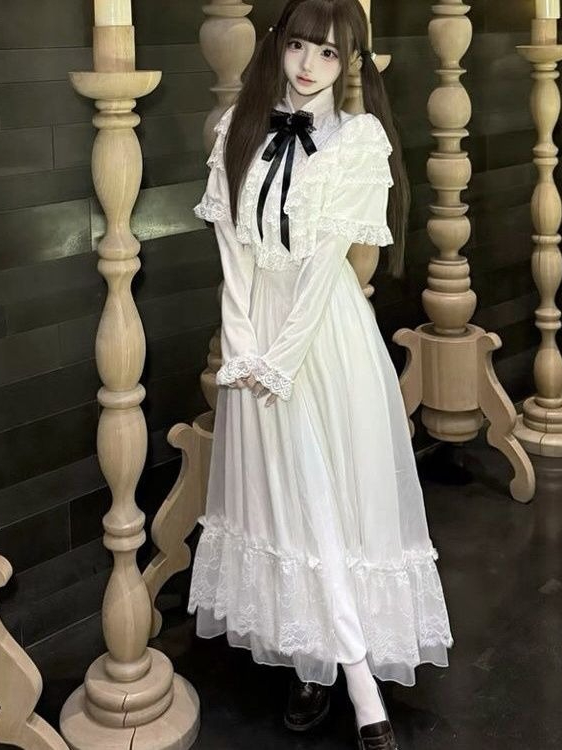 Japanese Short Sleeve Bow Lace - Formal Women'S Wear 리뷰 및 가격