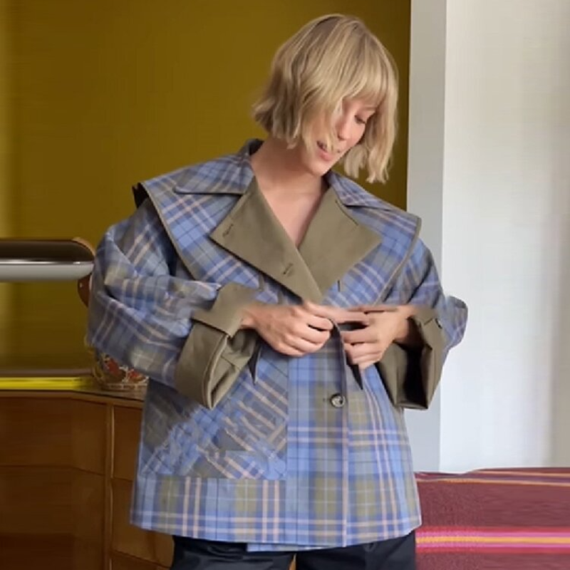 Stylish Double Sided Coat Wome - Trench Coat Formal 리뷰 및 가격