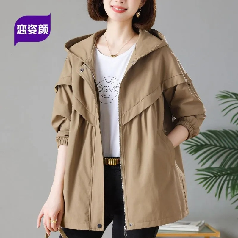 5XL Hooded Trench Coat Casual  - Trench Coat Formal 리뷰 및 가격