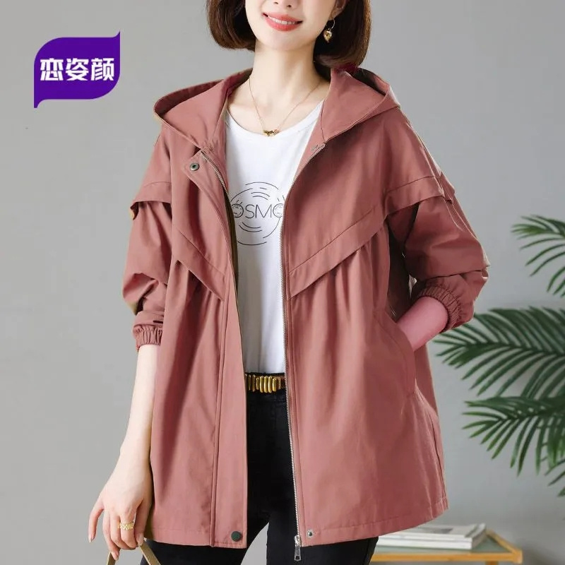 5XL Hooded Trench Coat Casual  - Trench Coat Formal 리뷰 및 가격