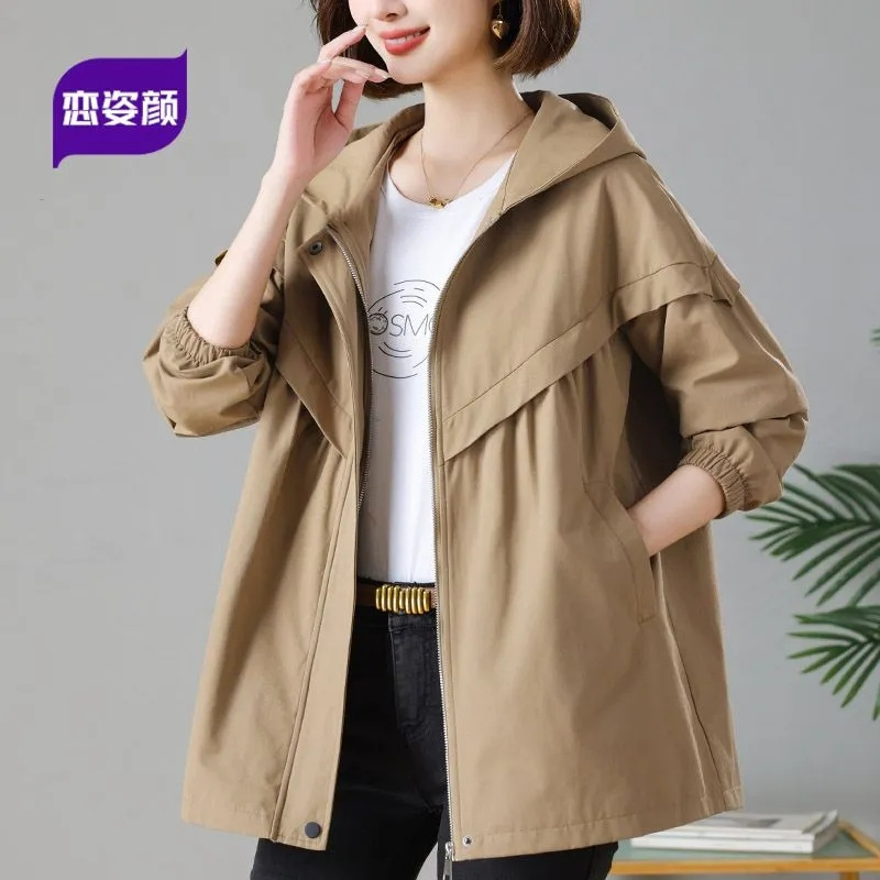 5XL Hooded Trench Coat Casual  - Trench Coat Formal 리뷰 및 가격