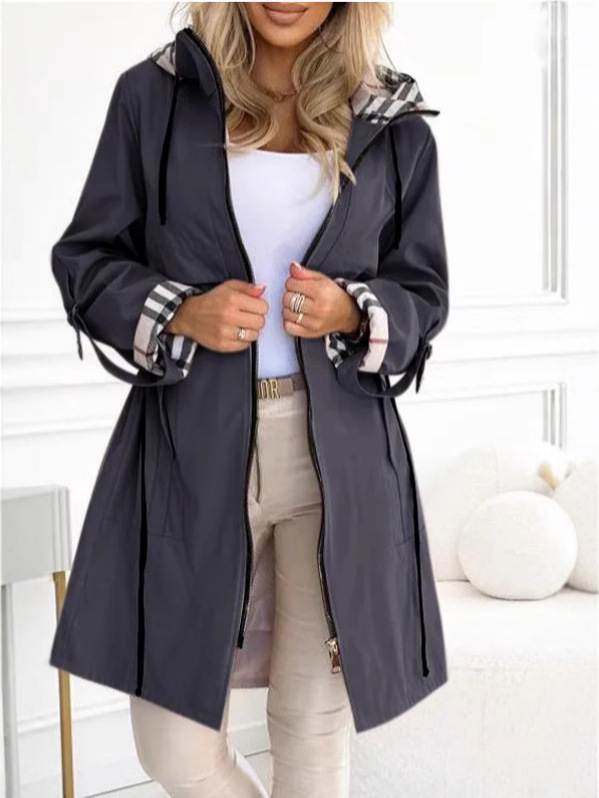 Fashion Trench Coat Woman Autu - Trench Coat Formal 리뷰 및 가격