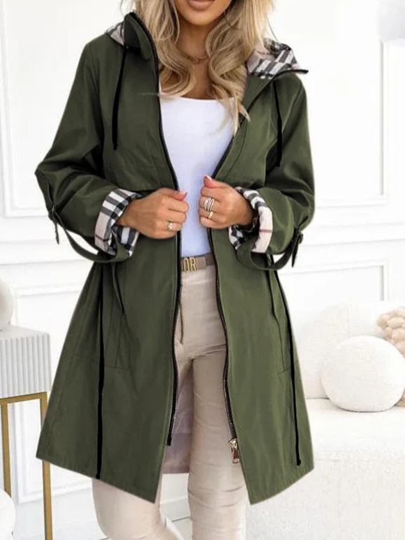 Fashion Trench Coat Woman Autu - Trench Coat Formal 리뷰 및 가격