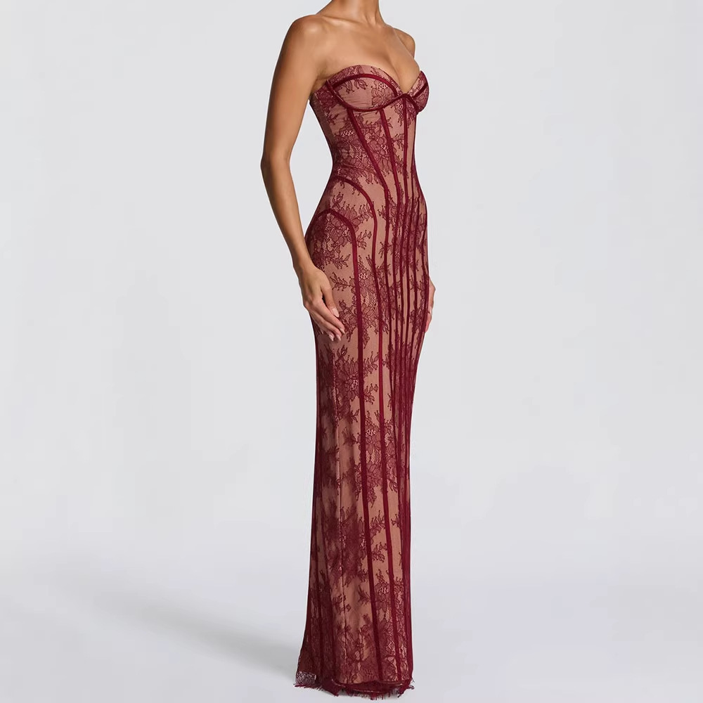 Strapless Bodycon Maxi Dress f - Formal Women'S Wear 리뷰 및 가격