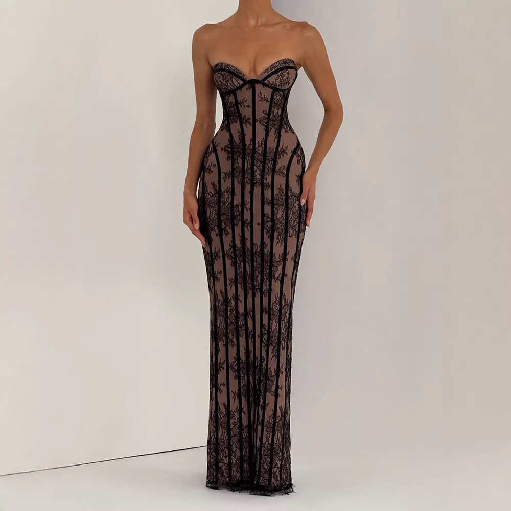 Strapless Bodycon Maxi Dress f - Formal Women'S Wear 리뷰 및 가격