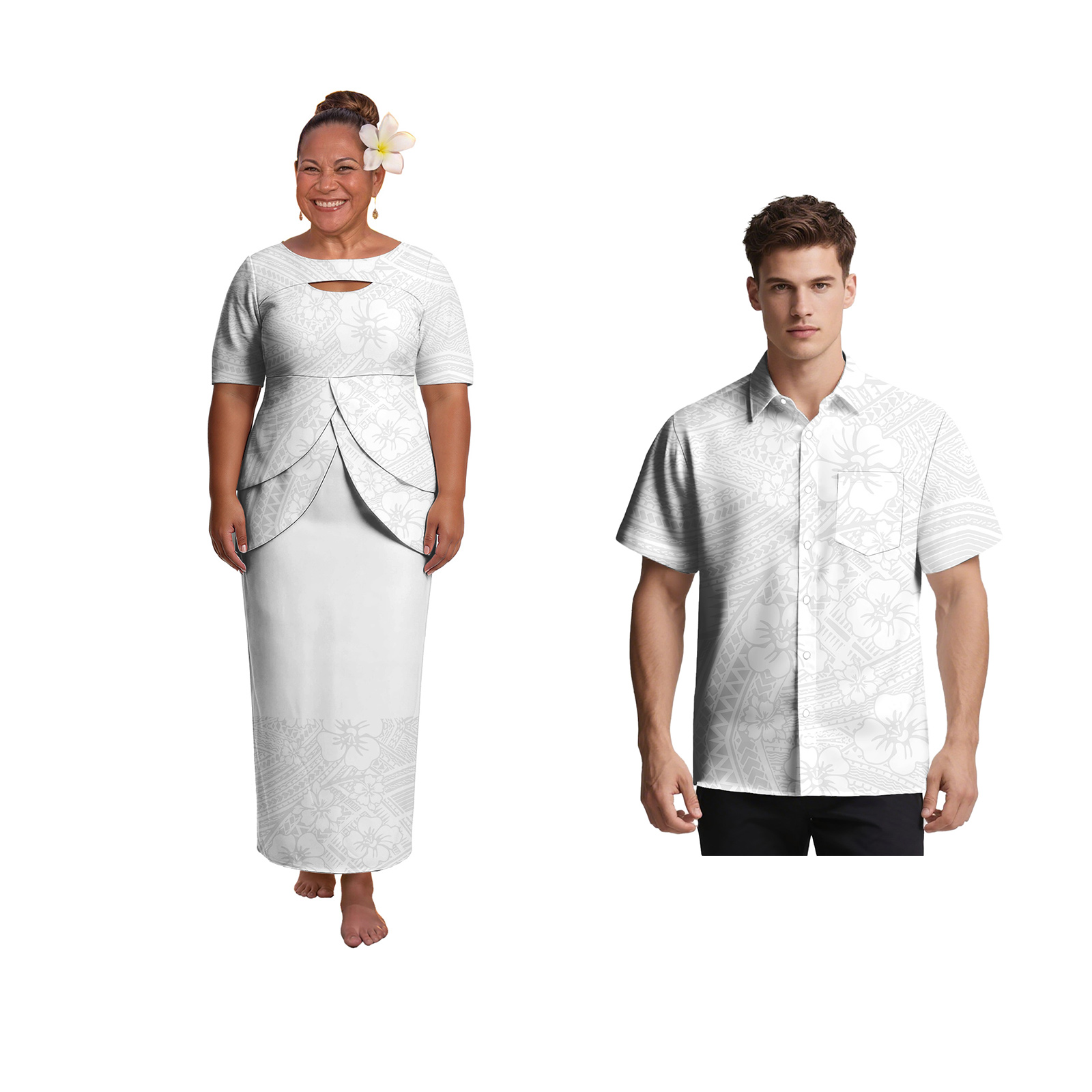 Tribal Couple Match Outfit Sam - Formal Women'S Wear 리뷰 및 가격